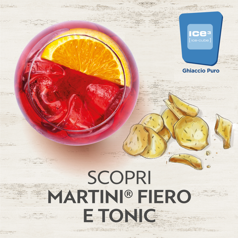 Martini Fiero Spritz e Martini Fiero e Tonic Mix Your Summer Ice